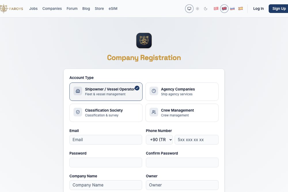 For Companies: How to Post Maritime Jobs on Faroys