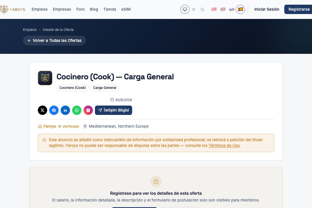 Cómo encontrar empleos marítimos: guía para buscar ofertas de trabajo en el mar en Faroys